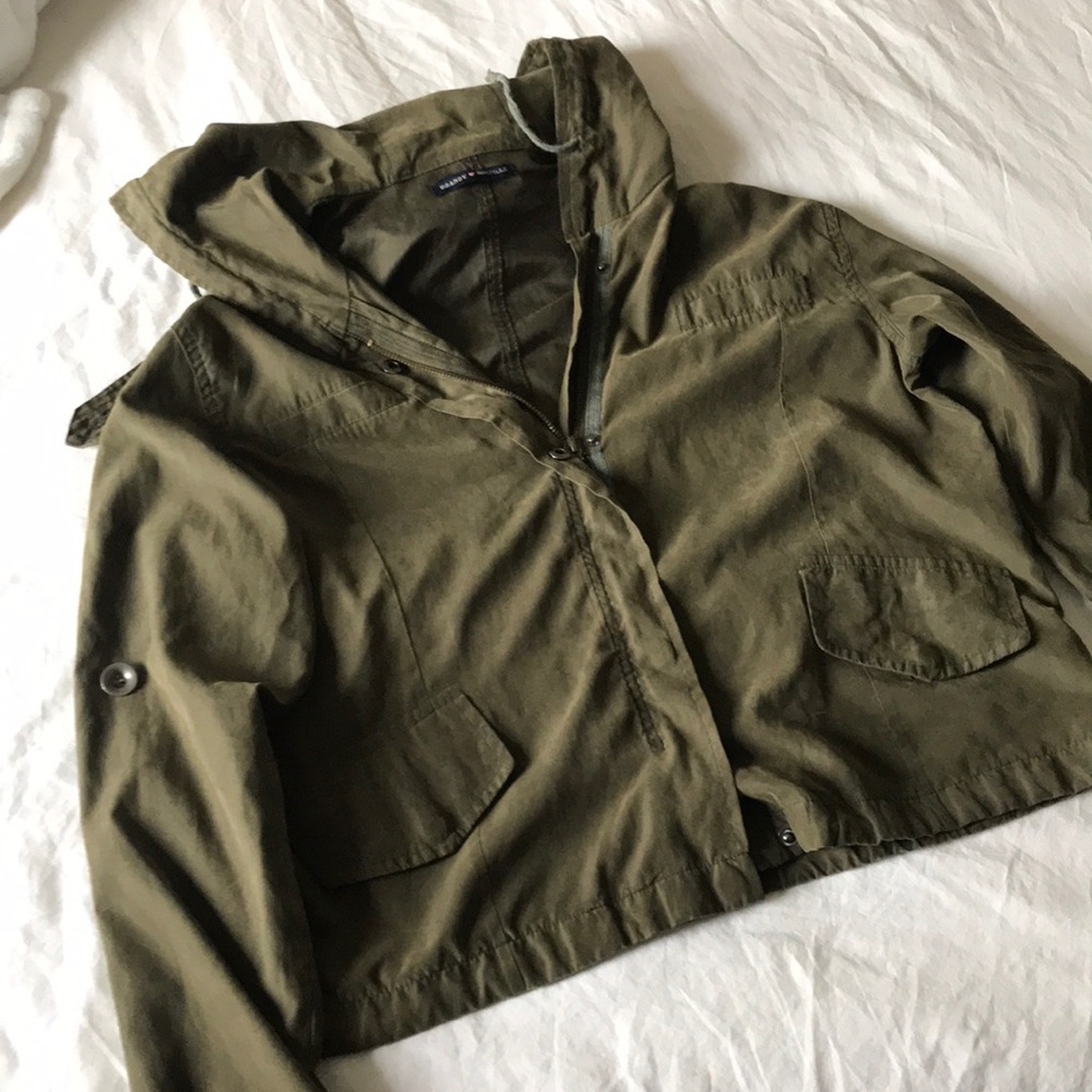 brandy melville army green jacket